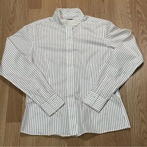 Brooks Brothers Women’s 2 Long Sleeve Button Down Shirt Collared Red Stripes